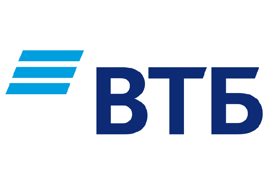 Логотип банка ВТБ